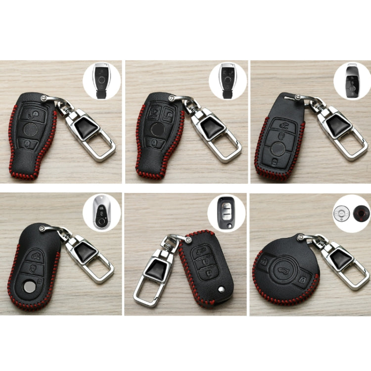 For Mercedes-Benz Car Key Cover Multifunctional Keychain Anti-lost Number Plate, Style: A