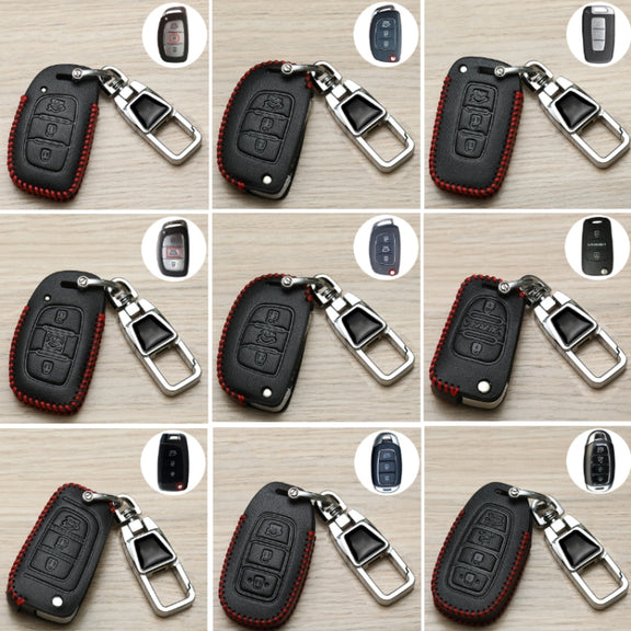 For Hyundai Car Key Cover Multifunctional Keychains Anti-lost Number Plates, Style: C