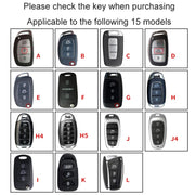 For Hyundai Car Key Cover Multifunctional Keychains Anti-lost Number Plates, Style: C