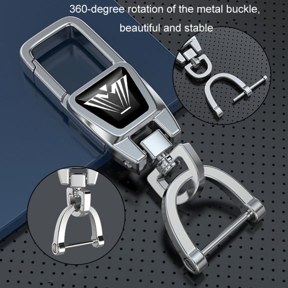 For Hyundai Car Key Cover Multifunctional Keychains Anti-lost Number Plates, Style: B