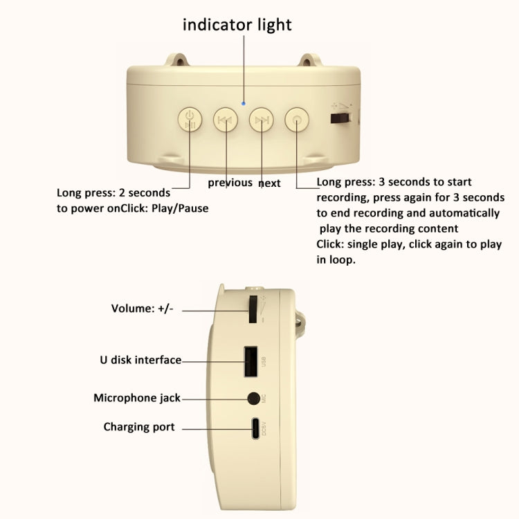 ASiNG S16  2.4G Wireless Voice Amplifier with Headset Microphone for Teachers Tour Guides Without Strap Chain - free shipping - PMC Jewellery - Order now!