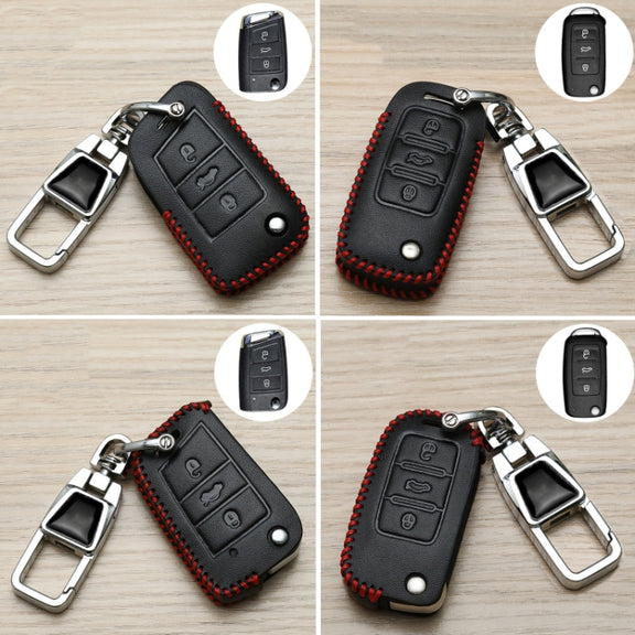 For Skoda Car Key Cover Multifunctional Keychain Anti-lost Number Plate(B)