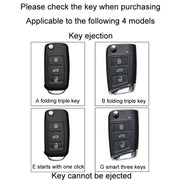 For Skoda Car Key Cover Multifunctional Keychain Anti-lost Number Plate(A)