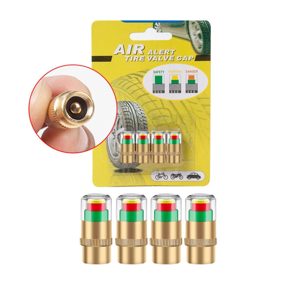 2.4BAR Vehicle Tire Pressure Monitoring Warning Cap, ������: Brass Core