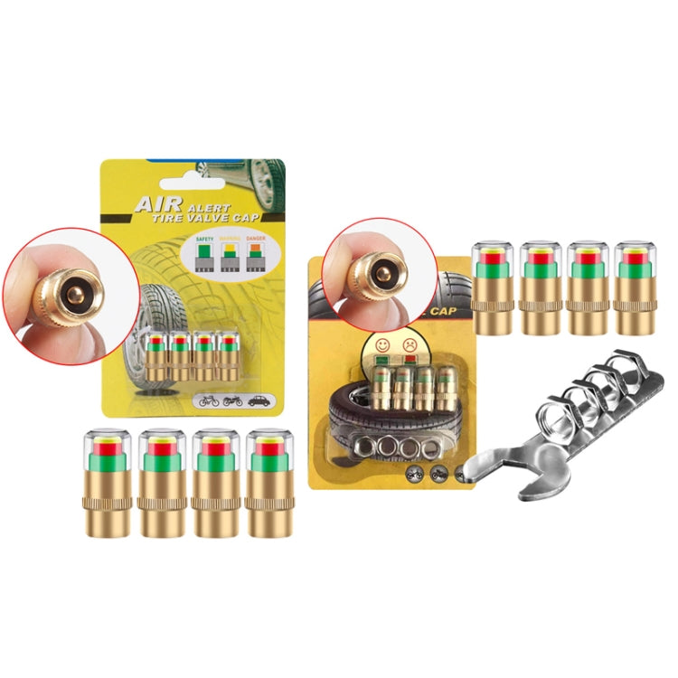 2.4BAR Vehicle Tire Pressure Monitoring Warning Cap, ������: Brass Core