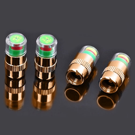 2.4BAR Vehicle Tire Pressure Monitoring Warning Cap, ������: Brass Core