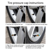 2.4BAR Vehicle Tire Pressure Monitoring Warning Cap, ������: Brass Core