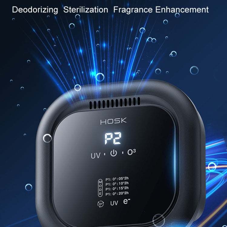 HOSK XT-01 UV Pet Air Purifier Household Deodorant Ozone Generator, Size: Charging(White)