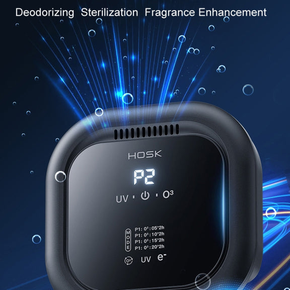 HOSK XT-01 UV Pet Air Purifier Household Deodorant Ozone Generator, Size: USB Plug(Black)