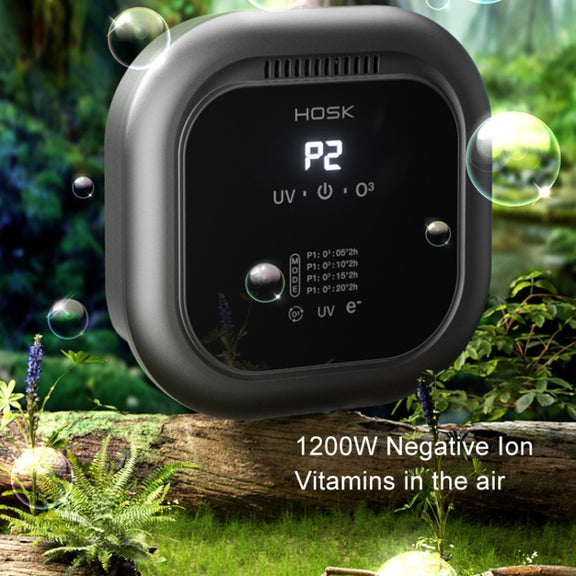 HOSK XT-01 UV Pet Air Purifier Household Deodorant Ozone Generator, Size: USB Plug(Black)