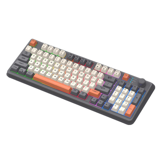 XUNSVFOX K94 Wireless Bluetooth Dual Mode Mechanical Keyboard Gaming Office Laptop Keyboard(Shimmer) - free shipping - PMC Jewellery - Order now!