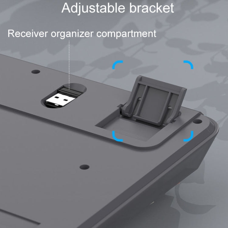 XUNSVFOX K94 Wireless Bluetooth Dual Mode Mechanical Keyboard Gaming Office Laptop Keyboard(Shimmer) - free shipping - PMC Jewellery - Order now!