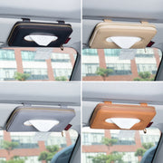 Car Sun Visor Skylight Hanging Tissue Box(H055 Black)