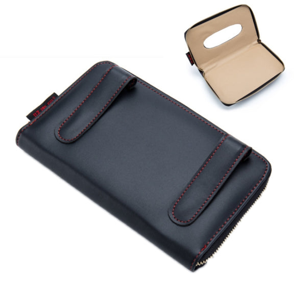 Car Sun Visor Skylight Hanging Tissue Box(H052 Gray)