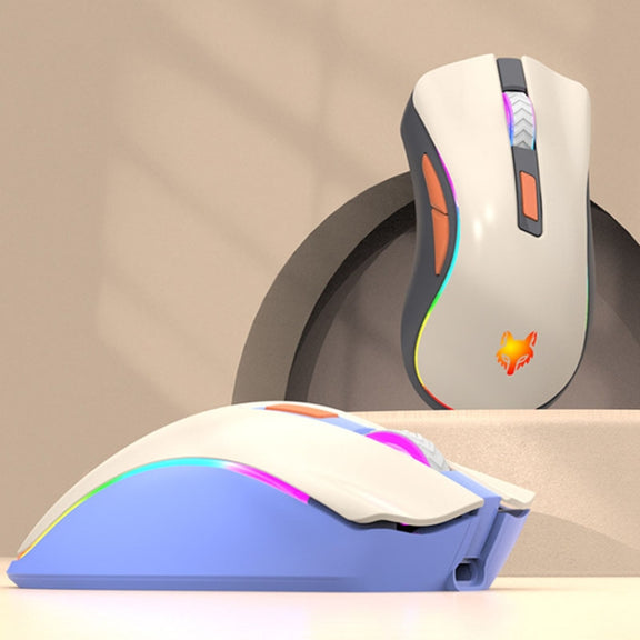 XUNSVFOX XYH52 Wireless Dual Mode Mouse Rechargeable And Silent Office Gaming Mouse(Lake Blue)