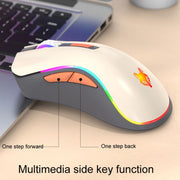 XUNSVFOX XYH52 Wireless Dual Mode Mouse Rechargeable And Silent Office Gaming Mouse(Lake Blue)