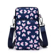 Printed Crossbody Mobile Phone Bag Mini Wallet With Arm Band, Style: Heart - Single-shoulder Bags by PMC TechLife | Online Shopping South Africa | PMC TechLife | Buy Now Pay Later Mobicred