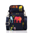 Printed Crossbody Mobile Phone Bag Mini Wallet With Arm Band, Style: Animal Park - Single-shoulder Bags by PMC TechLife | Online Shopping South Africa | PMC TechLife | Buy Now Pay Later Mobicred