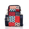 Printed Crossbody Mobile Phone Bag Mini Wallet With Arm Band, Style: Square Dot - Single-shoulder Bags by PMC TechLife | Online Shopping South Africa | PMC TechLife | Buy Now Pay Later Mobicred