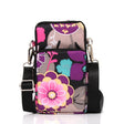 Printed Crossbody Mobile Phone Bag Mini Wallet With Arm Band, Style: Purple Seal - Single-shoulder Bags by PMC TechLife | Online Shopping South Africa | PMC TechLife | Buy Now Pay Later Mobicred
