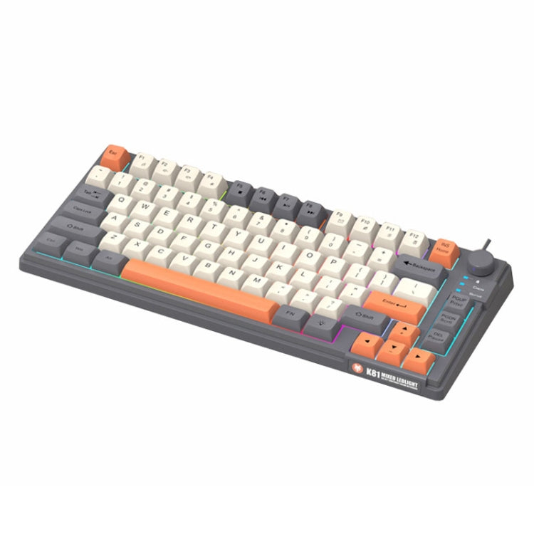 XUNSVFOX K81 Laptop Gaming Office Wired Illuminated Keyboard(Shimmer) - free shipping - PMC Jewellery - Order now!