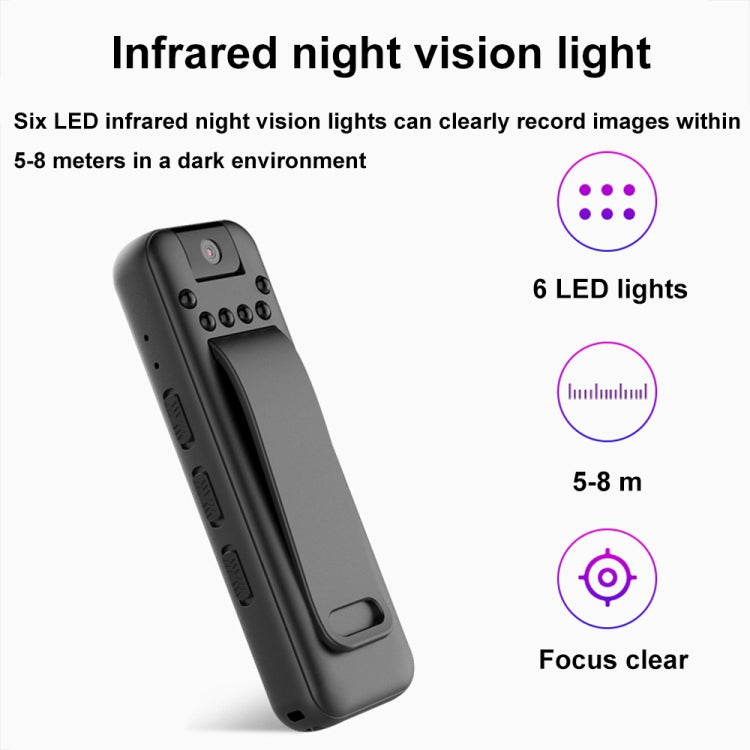 Mrobo D3 1080P Rotating Camera HD Infrared Night Recording Pen, Size: 32GB(Black) - Recording Pen by Mrobo | Online Shopping South Africa | PMC TechLife | Buy Now Pay Later Mobicred