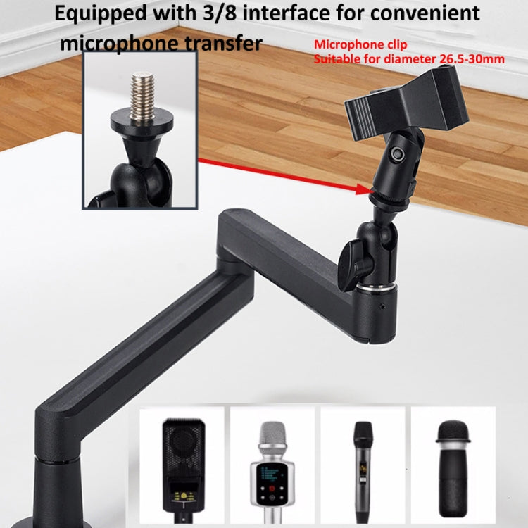Microphone Stand Desk Mount 360 Degree Adjustable Cantilever Holder - Stand by PMC TechLife | Online Shopping South Africa | PMC TechLife | Buy Now Pay Later Mobicred