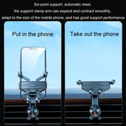 Car Mobile Phone Holder Navigation Air Outlet Support Fixed Bracket(Extension Pole)