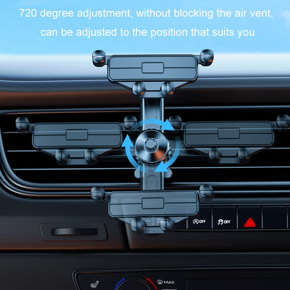 Car Mobile Phone Holder Navigation Air Outlet Support Fixed Bracket(Triangular Hook)