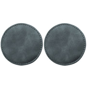 2pcs/ Set Car Suede Anti-Slip Water Coaster Car Interior Decoration(Gray)