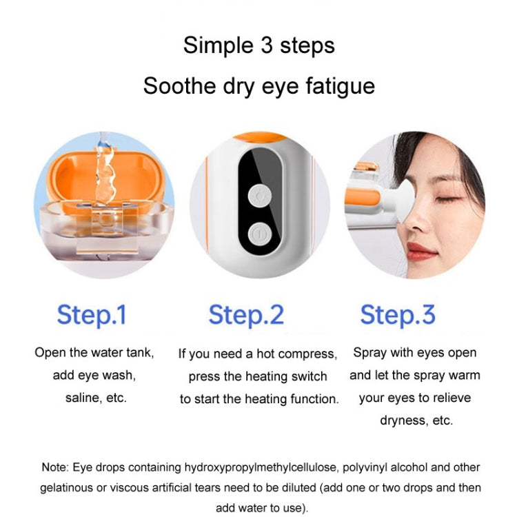 KONKA Hot And Cold Compress Misting Eye Moisturizer Spray Steamer Handheld Eye Misting Instrument(White) - free shipping - PMC Jewellery - Order now!