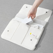 Multi-layer Water-resistant and Shock-absorbing Laptop Sleeve Laptop Storage Bag, Size: 15 inch(White)