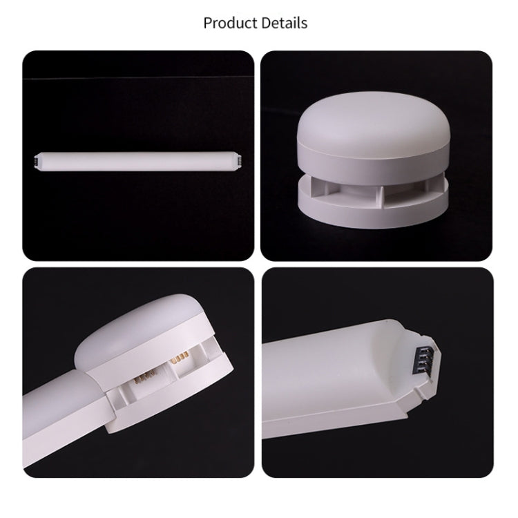 JSK-P26 Smart WiFi Bluetooth Version RGB Direct Illumination Phantom Splicing Light, Support Amazon Alexa / Google Assistant / DuerOS, Style: 9 Sections+EU Plug Adapter(White)