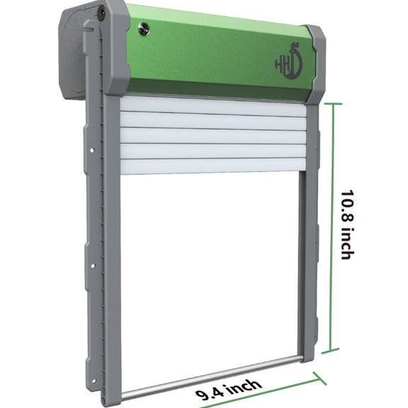 Solar Powered Automatic Chicken Coop Door 4 Modes Automatic Chicken Door with Remote Control