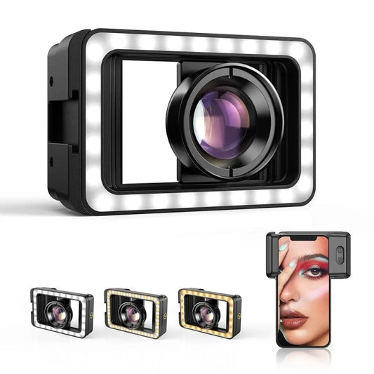 APEXEL 4K HD 100mm Macro Lens With LED Fill Light Set for Smartphones - free shipping - PMC Jewellery - Order now!