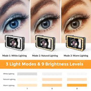 APEXEL 4K HD 100mm Macro Lens With LED Fill Light Set for Smartphones