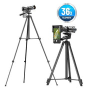 APEXEL HD Metal 36X Zoom Telescope Telephoto Lens With Extendable Tripod