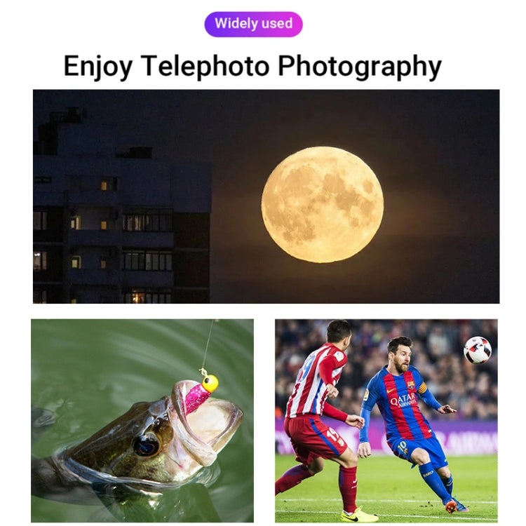 APEXEL HD Metal 36X Zoom Telescope Telephoto Lens With Extendable Tripod