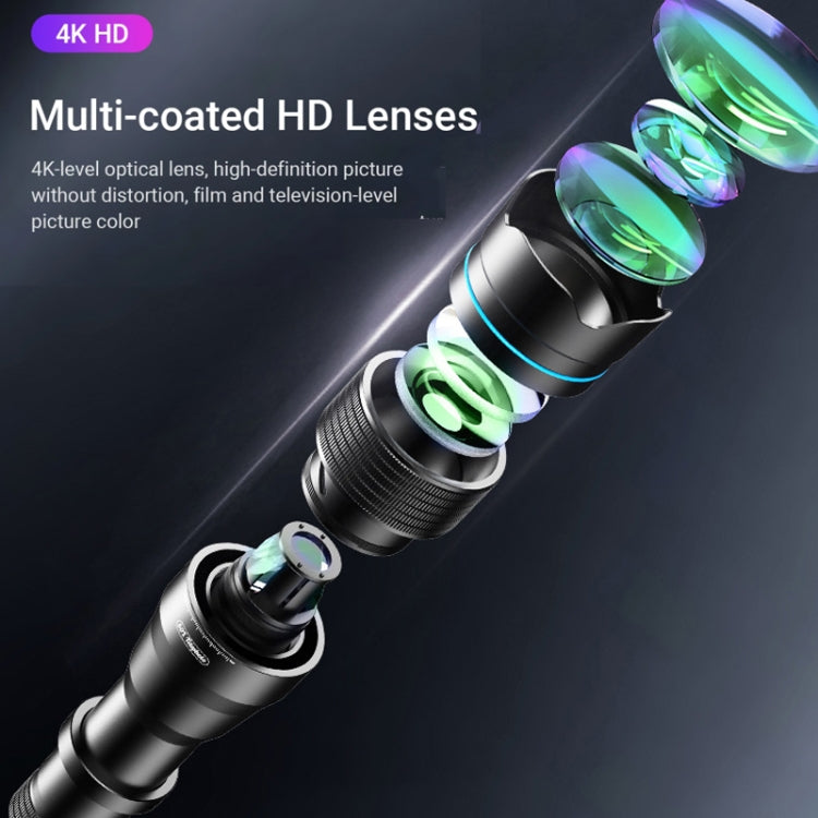 APEXEL HD Metal 36X Zoom Telescope Telephoto Lens With Extendable Tripod