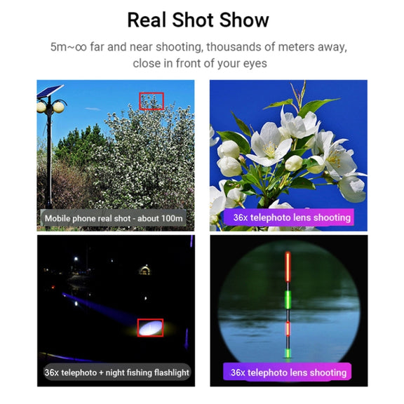 APEXEL HD Metal 36X Zoom Telescope Telephoto Lens With Extendable Tripod