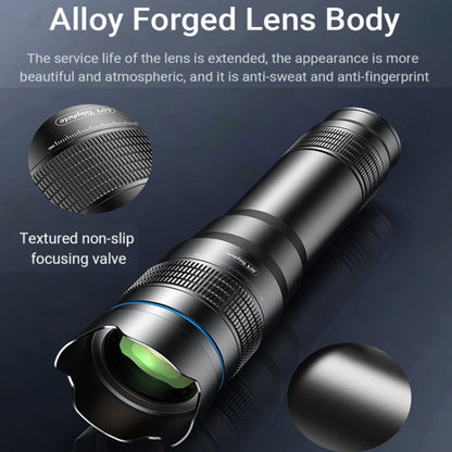 APEXEL HD Metal 36X Zoom Telescope Telephoto Lens With Extendable Tripod - free shipping - PMC Jewellery - Order now!