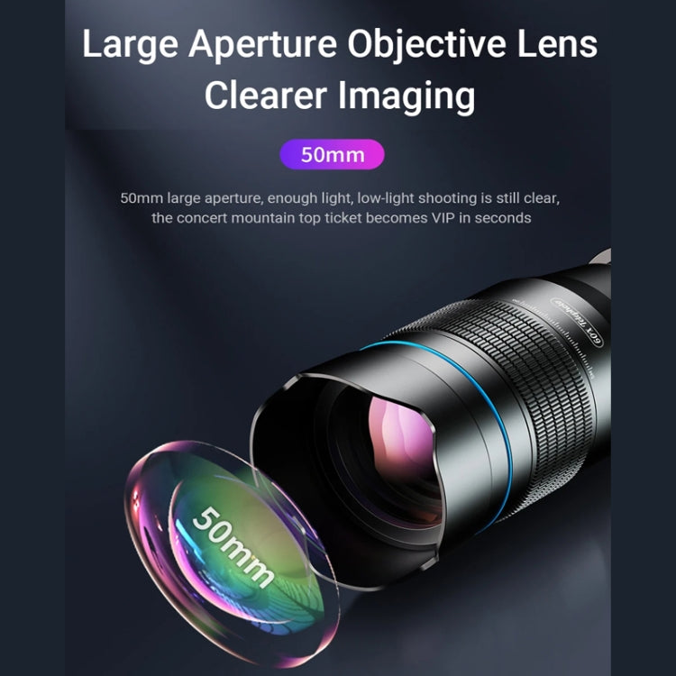 APEXEL 60X Smartphone Telescope Lens With Extendable Tripod Set - free shipping - PMC Jewellery - Order now!