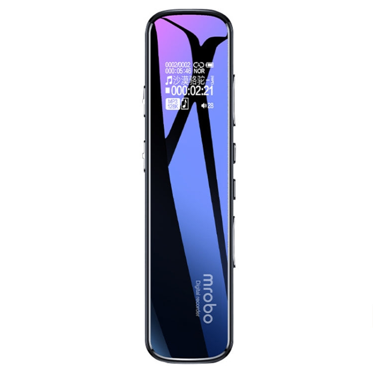 Mrobo RV-19 0.96-inch HD Screen 3D Noise Reduction Recording Pen Music Player, Capacity: 64GB(Black) - Recording Pen by Mrobo | Online Shopping South Africa | PMC TechLife | Buy Now Pay Later Mobicred