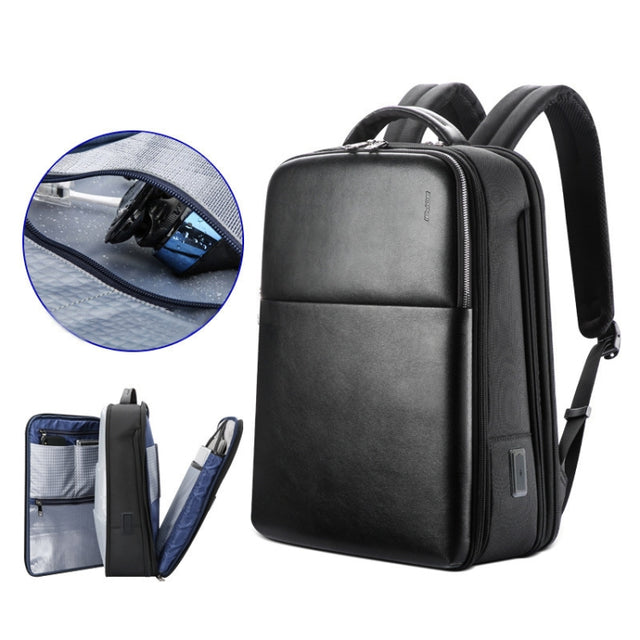 Bopai 61-18911 Large Capacity Water-resistant Travel Laptop Backpack With USB+Type-C Port, Color: Ultimate