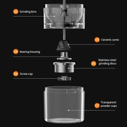 USB Automatic Wireless Electric Portable Coffee Grinder(White)