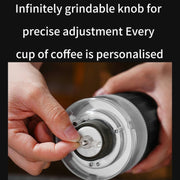 USB Automatic Wireless Electric Portable Coffee Grinder(White)