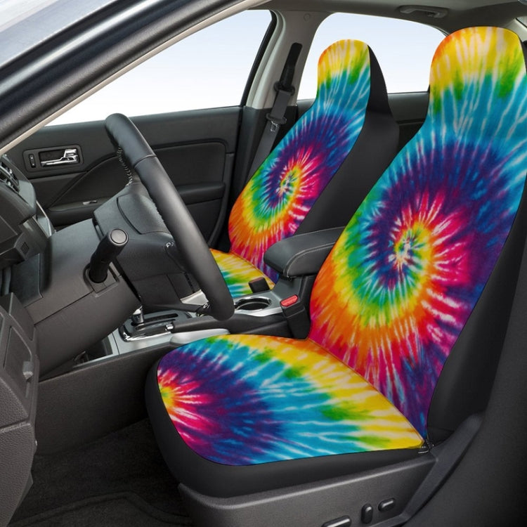 Car Universal Printed Seat Protector Automobile Decoration Supplies, Style: Coloful Swirls - free shipping - PMC TechLife - Order now!