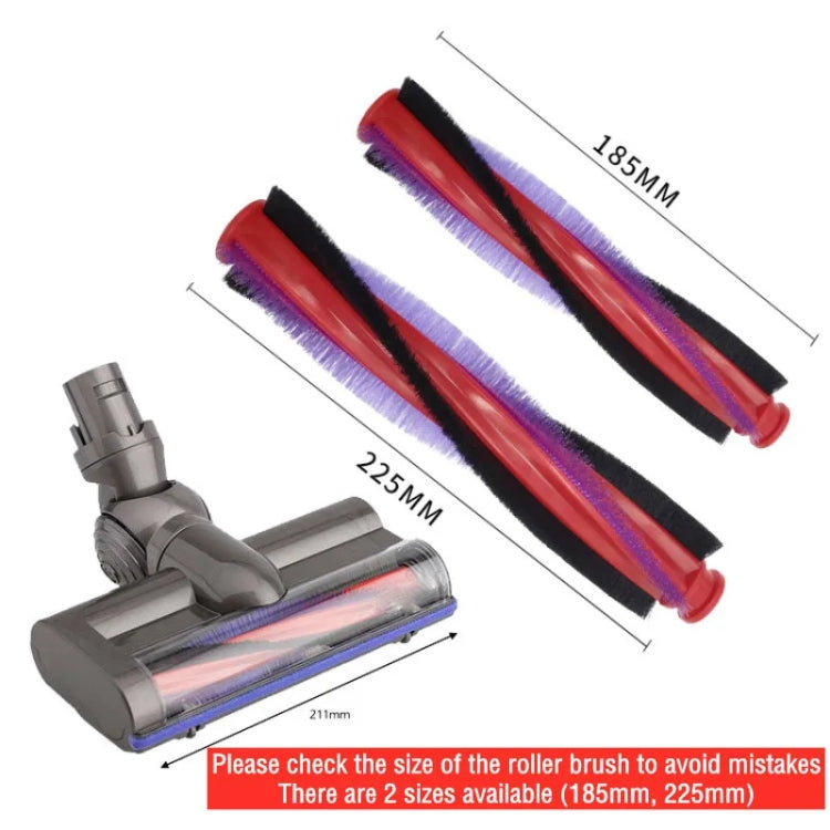 For Dyson V6 DC59 DC62 SV03 Vacuum Cleaner Brush Head Roller Bar, Spec: 185mm - free shipping - PMC TechLife - Order now!