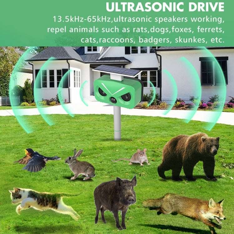 Outdoor Solar Animal Repeller Multi-functional Bird/Cat/Rat Repeller(SJZ028-2) - Outdoor Insect Repellent by PMC TechLife | Online Shopping South Africa | PMC TechLife | Buy Now Pay Later Mobicred