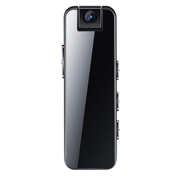 Mrobo D6 1080P Rotating Camera Night Vision Video Recorder With Back Clip, Size: 32GB(Black)